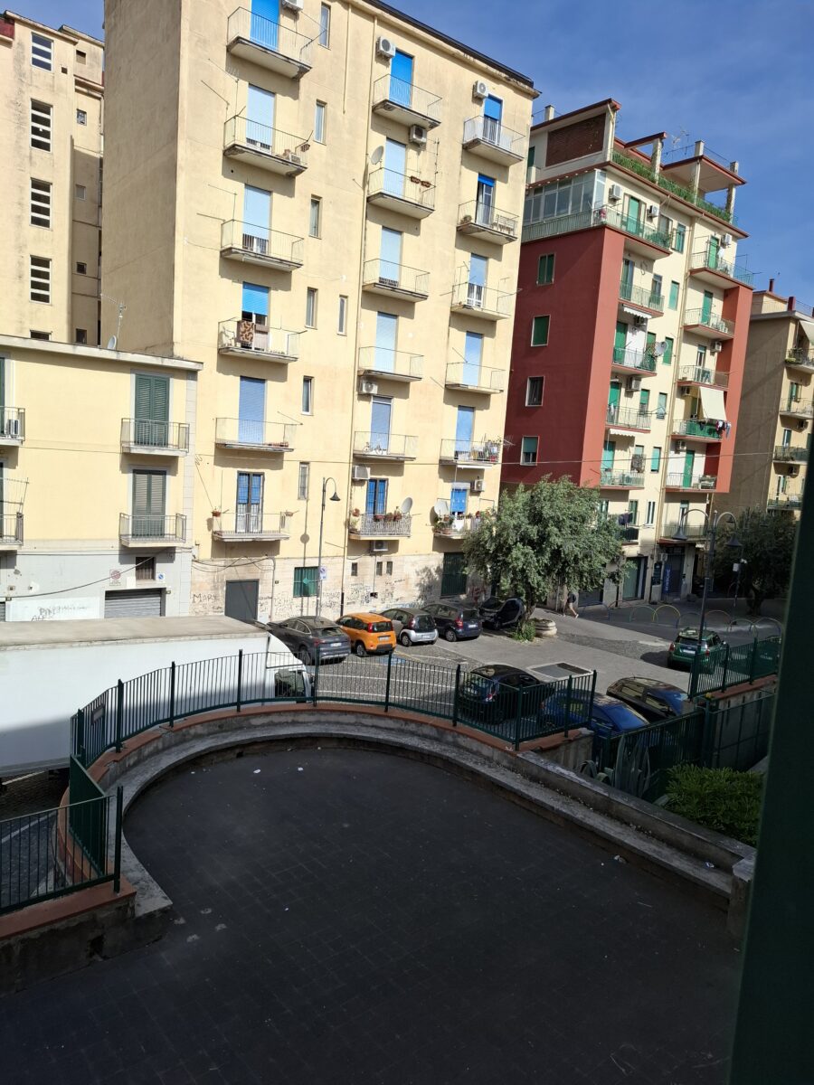Vista dagli spazi del Liceo Galizia durante il percorso di mentoring